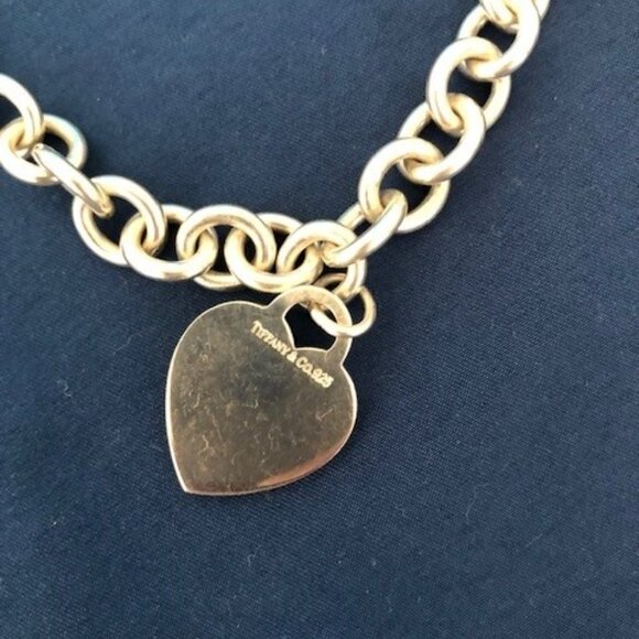 Tiffany Heart Tag Choker - Very Unique! - Picture 4 of 4